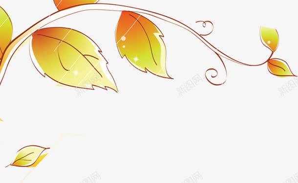 金季垂吊的枝头png免抠素材_新图网 https://ixintu.com 枝头 素材