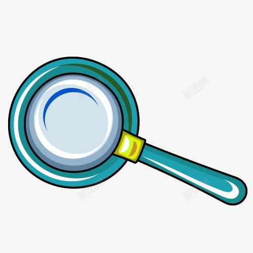卡通放大镜png免抠素材_新图网 https://ixintu.com 免抠 卡通 精品 美图