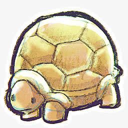 手绘乌龟png免抠素材_新图网 https://ixintu.com 乌龟 动物 手绘 爬行