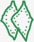 绿色手绘方巾png免抠素材_新图网 https://ixintu.com 手绘 方巾 方巾图案 绿色