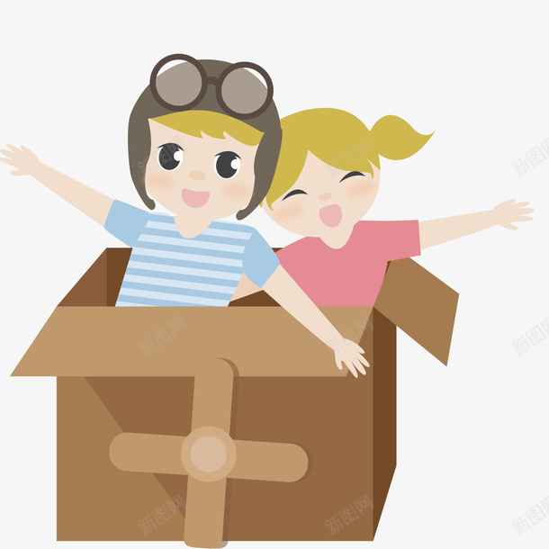 儿童游戏矢量图ai免抠素材_新图网 https://ixintu.com 儿童 可爱 游戏 眼镜 矢量图