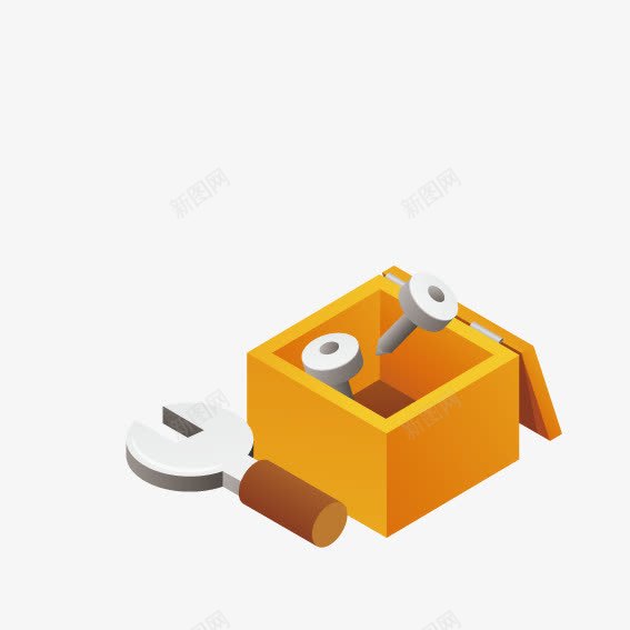 工具扳手螺丝钉png免抠素材_新图网 https://ixintu.com 工具 扳手 螺丝钉