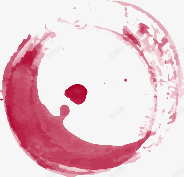 手绘粉色水滴圆圈png免抠素材_新图网 https://ixintu.com 小清新 手绘圆圈 水彩 简约 粉色圆圈 粉色水滴