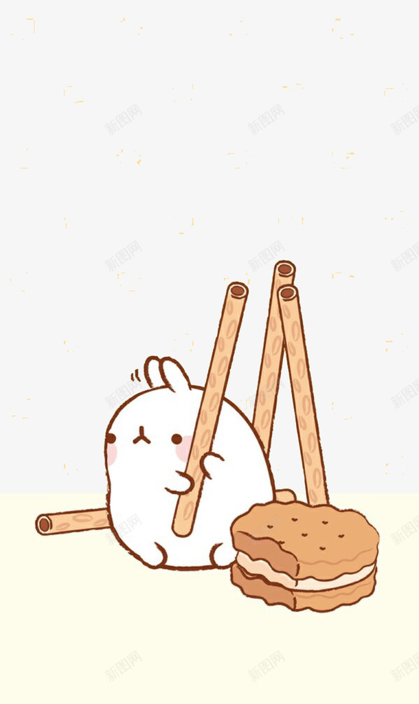 可爱小兔子卡通png免抠素材_新图网 https://ixintu.com 卡通兔子 卡通画 卡通素材 可爱小兔子卡通