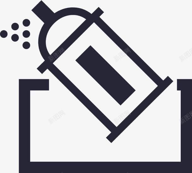 鄂蜥池消毒图标png_新图网 https://ixintu.com
