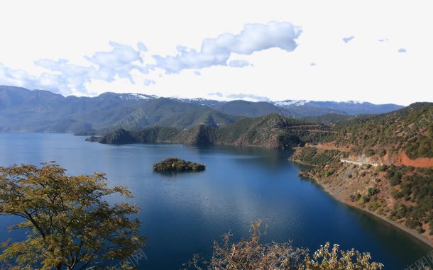 四川泸沽湖十六png免抠素材_新图网 https://ixintu.com 名胜古迹 旅游风景 著名建筑