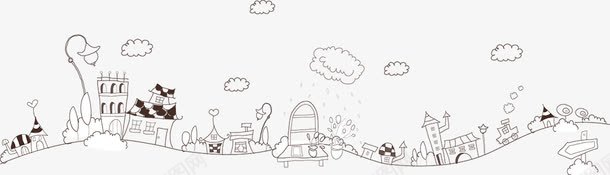 创意合成城市建筑手绘png免抠素材_新图网 https://ixintu.com 创意 合成 城市 建筑
