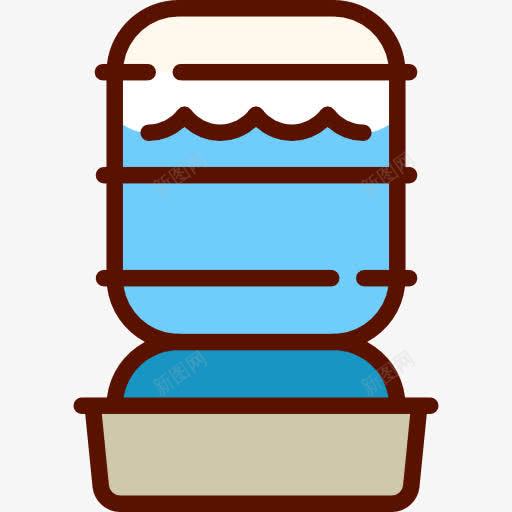 水图标png_新图网 https://ixintu.com 刷新 工具和器具 机 水 瓶 食品