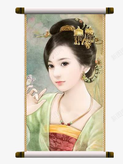 古风美女图画png免抠素材_新图网 https://ixintu.com 古风 图画 美女