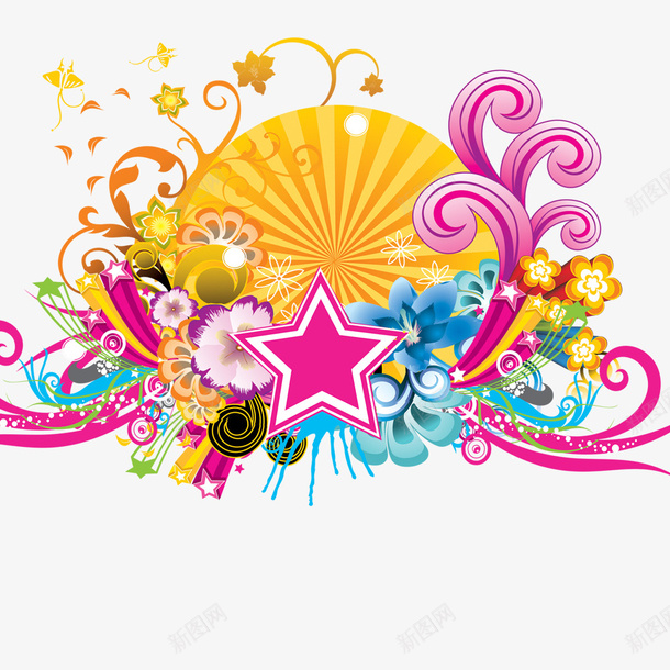 儿童节背景psd免抠素材_新图网 https://ixintu.com 儿童节装饰 卡通元素 装饰素材