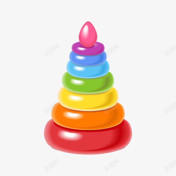 婴儿玩具卡通png免抠素材_新图网 https://ixintu.com 卡通 婴儿 婴儿玩具 橙色 玩具 红色 蓝色 黄色