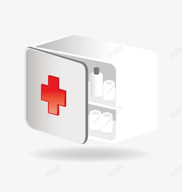 医疗药箱png免抠素材_新图网 https://ixintu.com 矢量素材 纱布 高清