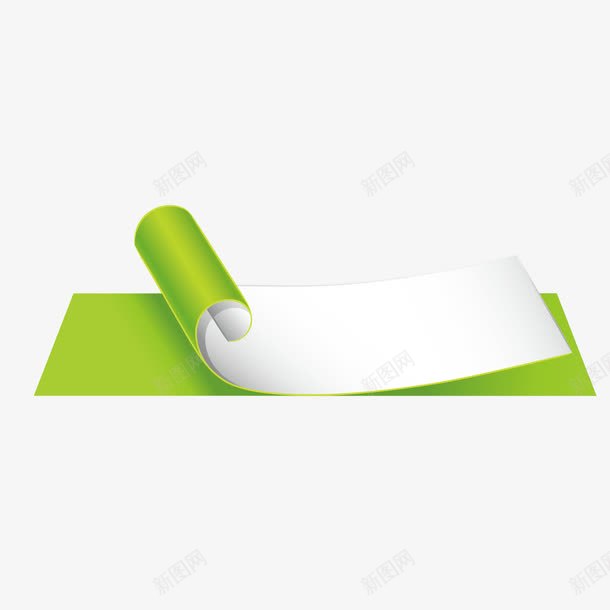 案人名条绿色png免抠素材_新图网 https://ixintu.com 人名 人名条 图案 纸条 绿色