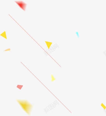 彩色漂浮创意三角线条png免抠素材_新图网 https://ixintu.com 三角 创意 彩色 漂浮 线条