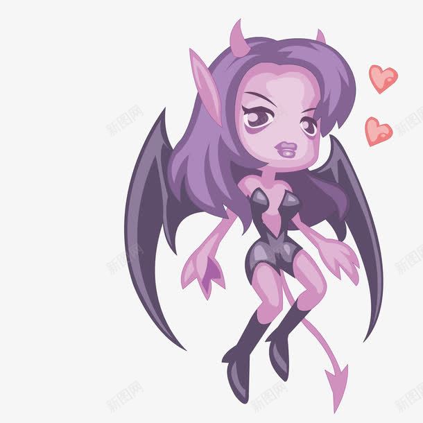 长翅膀的魔鬼png免抠素材_新图网 https://ixintu.com 爱心 翅膀 魔鬼