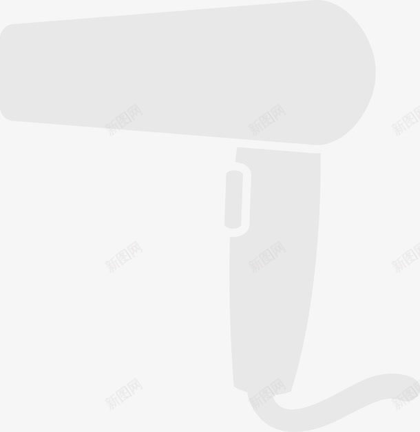 浴室用品png免抠素材_新图网 https://ixintu.com 吹风机 浴室 用品