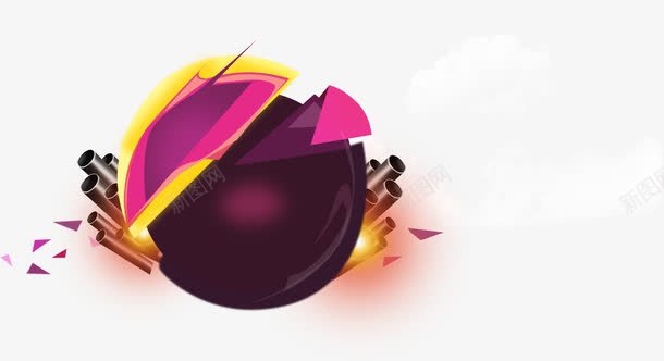 天猫卡通购物圆形图标png_新图网 https://ixintu.com 卡通 图标 圆形 购物