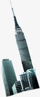 手绘灰色时尚现代建筑png免抠素材_新图网 https://ixintu.com 建筑 时尚 灰色 现代