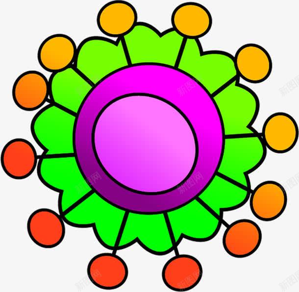太阳花卡通图png免抠素材_新图网 https://ixintu.com 卡通 太阳花