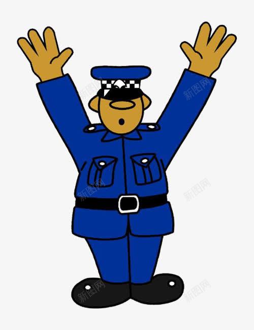 卡通正义警察png免抠素材_新图网 https://ixintu.com 交通 正义 秩序 警察