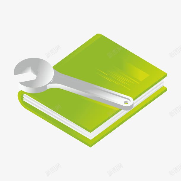 工具书png免抠素材_新图网 https://ixintu.com 工具书 扳手 素材 课本