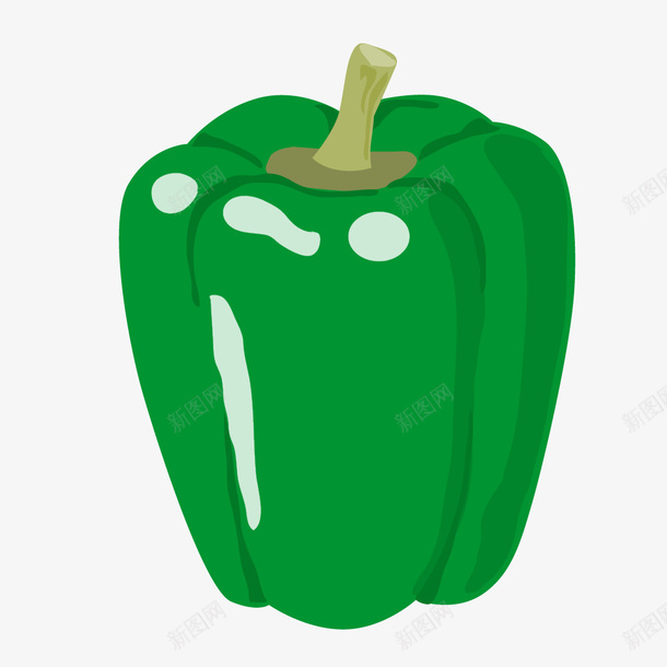 卡通手绘蔬菜装饰海报菜椒png免抠素材_新图网 https://ixintu.com 卡通植物插画 卡通装饰 小清新插画 广告设计 海报设计 美食 蔬菜 蔬菜插画