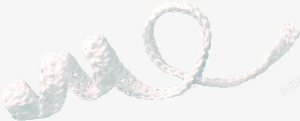 编绳装饰png免抠素材_新图网 https://ixintu.com 手绳 白绳 绳索 麻绳