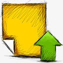 注意上传手绘网页图标集png_新图网 https://ixintu.com Note upload 上传 注意