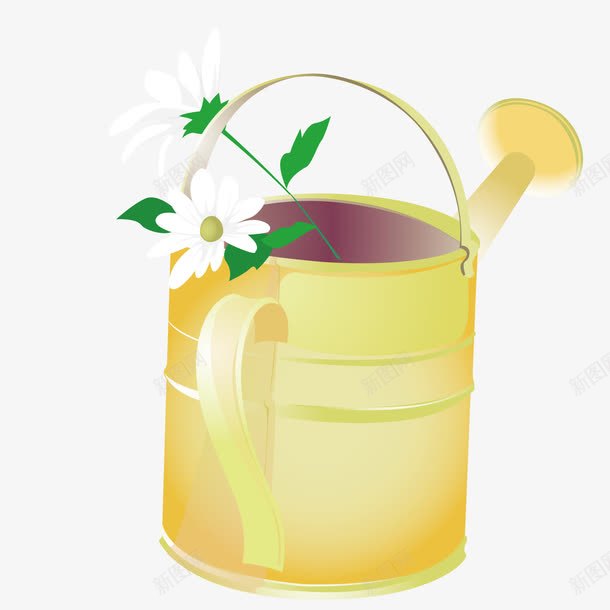 浇水的漏壶png免抠素材_新图网 https://ixintu.com 植物 浇水