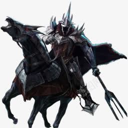 骑士png免抠素材_新图网 https://ixintu.com 战马 长戟 骑士