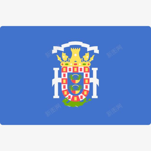 梅利利亚图标png_新图网 https://ixintu.com 世界 国旗 地区 梅利利亚
