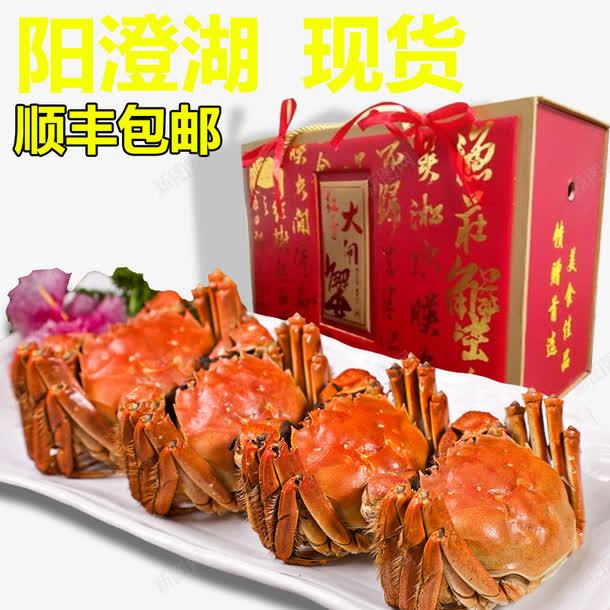 阳澄湖大闸蟹精美包装psd免抠素材_新图网 https://ixintu.com 大闸蟹 精美包装 阳澄湖