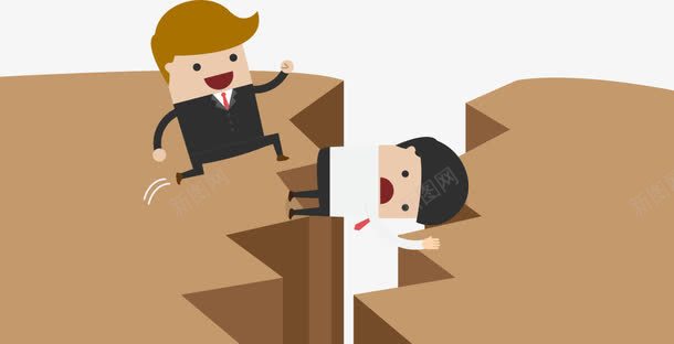 悬崖上的人物png免抠素材_新图网 https://ixintu.com 人物 人物插画 卡通人物 悬崖 矢量人物