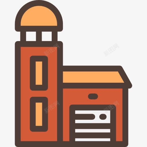 消防站图标png_新图网 https://ixintu.com 卡车 建筑 建筑与城市 消防 消防站 消防队员 紧急情况下