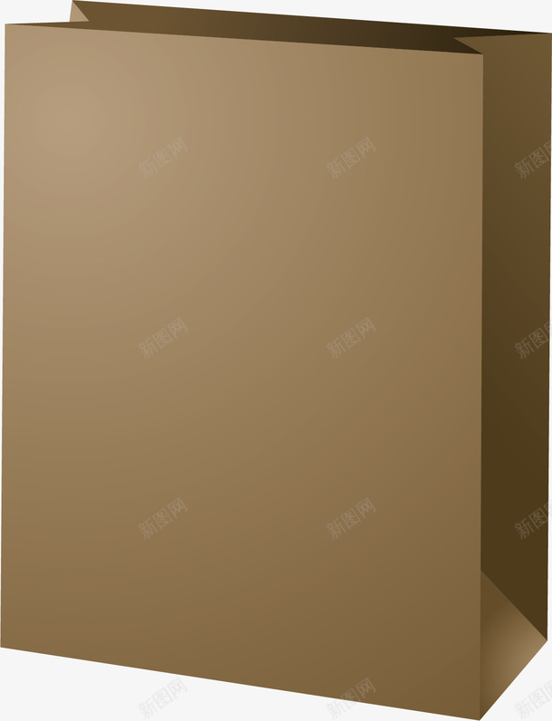 超市购物的纸袋子矢量图ai免抠素材_新图网 https://ixintu.com 工具 矢量图 立方体 粽子色 纸袋子 褐色 超市购物