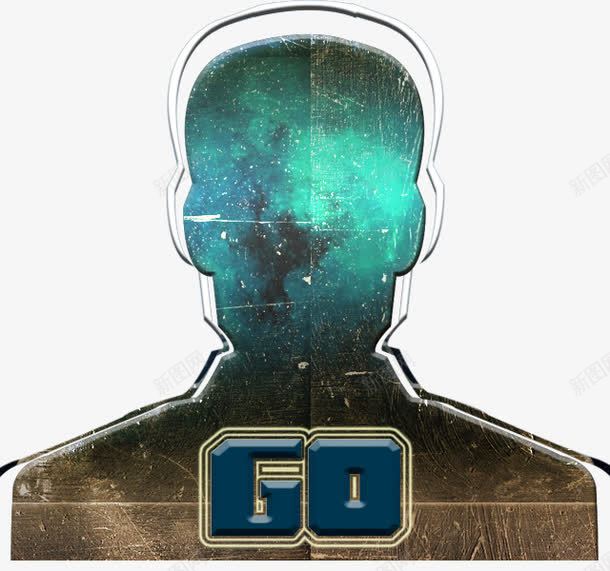 金属质感人物psd免抠素材_新图网 https://ixintu.com GO 人物 男士 立体字 线条 绿色 英文字母 金属质感