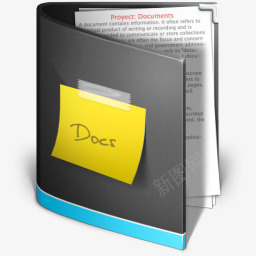 黑色文档文件夹图标png_新图网 https://ixintu.com black doc document documents file folder paper 医生 文件 文件夹 文档 纸 黑色的