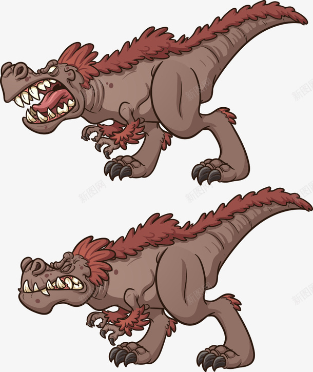 卡通霸王龙矢量图eps免抠素材_新图网 https://ixintu.com 动物 动物插画 卡通动物 卡通霸王龙 矢量动物 矢量霸王龙 霸王龙 矢量图