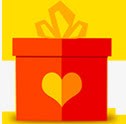 红色爱心礼盒png免抠素材_新图网 https://ixintu.com 爱心 礼盒 素材 红色