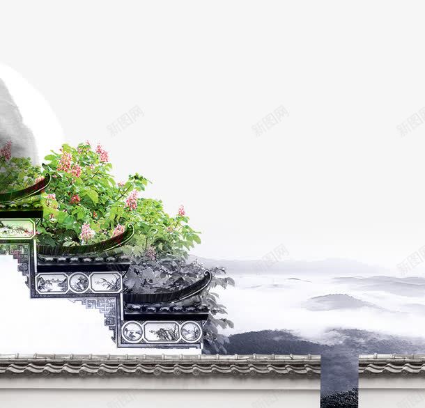 古典房檐建筑png免抠素材_新图网 https://ixintu.com 古典 建筑 房檐