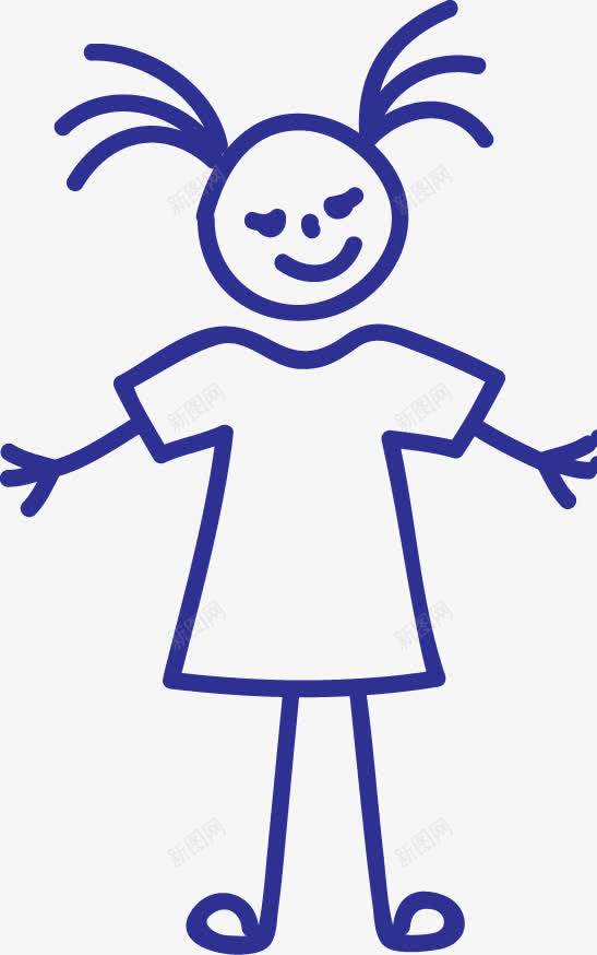 手绘小人物png免抠素材_新图网 https://ixintu.com 手绘小人物