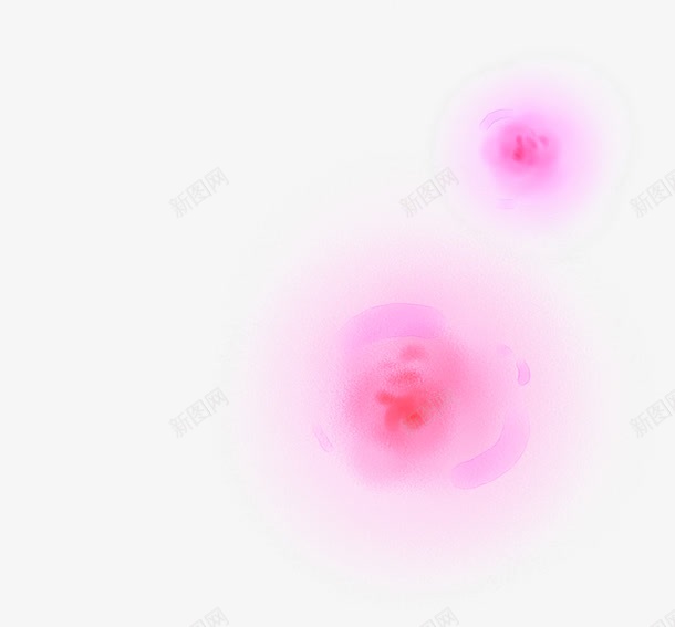 手绘粉色梦幻光效装饰png免抠素材_新图网 https://ixintu.com 梦幻 粉色 装饰