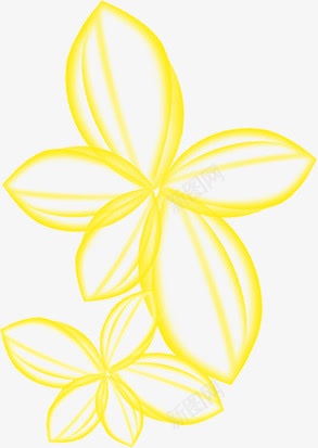 手绘黄色线条花朵装饰png免抠素材_新图网 https://ixintu.com 手绘 线条 花朵 装饰 黄色