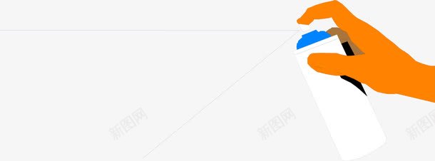手绘喷雾矢量图ai免抠素材_新图网 https://ixintu.com 喷雾 工具 手绘 矢量图