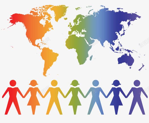 渐变色地球区域各国小孩png免抠素材_新图网 https://ixintu.com 各国 地球 地球图片 小孩 小孩图片