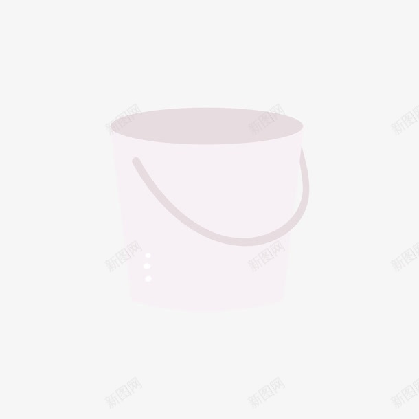 灰色的手提桶png免抠素材_新图网 https://ixintu.com 手提 手提桶 日用 桶 灰色 矢量桶