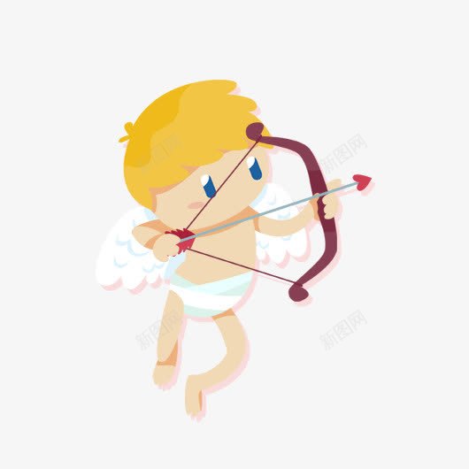 卡通丘比特射箭装饰图案png免抠素材_新图网 https://ixintu.com 丘比特 免抠PNG 卡通 射箭 爱情 装饰图案