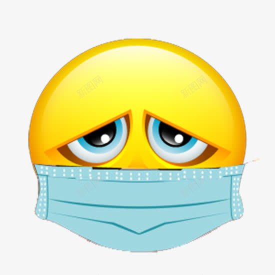 防雾霾表情png免抠素材_新图网 https://ixintu.com 免抠 平面 素材 表情 防雾霾