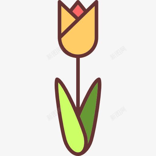 郁金香图标png_新图网 https://ixintu.com 园 植物 自然 花 郁金香