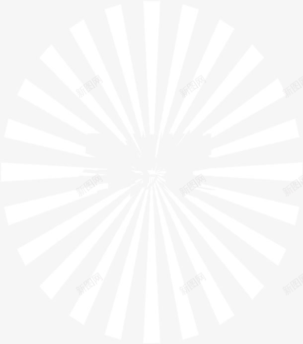 白色辐射装饰效果png免抠素材_新图网 https://ixintu.com 效果 白色 装饰 设计 辐射